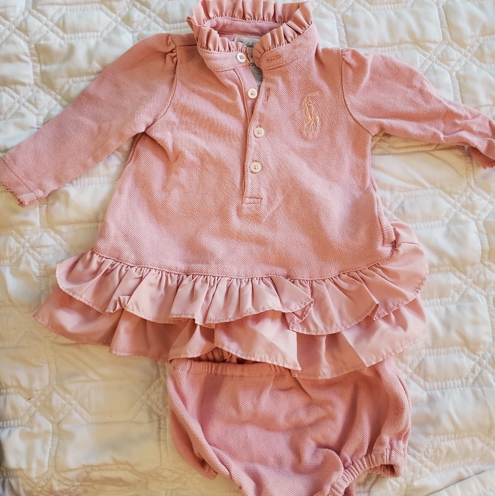 Ralph Lauren dress with bloomers 3m